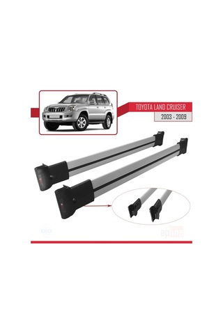 Toyota Uyumlu Land Cruiser 2003-2009 Arası Fly Model Ara Atkı Tavan Barı (526022181)