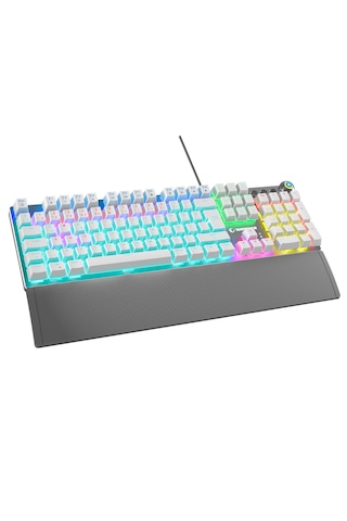 Kb-r28 Blade Plus Beyaz Gökkuşağı Tam Türkçe Red Switch Mekanik K