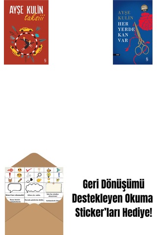 Taksiii + Her Yerde Kan Var Midi Boy + Okuma Sticker'ları