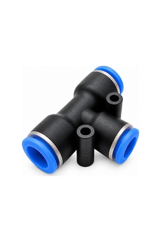 8mm Pnömatik Hızlı Hortum Bağlantı Rakoru Pe Tip Hava Boru Eki 8 MM