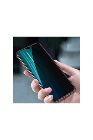 Hubrendy Tedarik Samsung A30 Uyumlu Hayalet Ekran Gizli Tam Kaplayan Kırılmaz Cam Seramik Ekran Koru