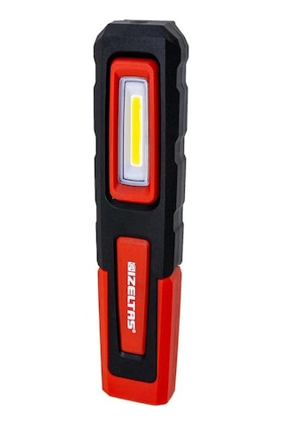 İzeltaş Cob Led Şarjlı Küçük Boy Çalışma Lambası 200 Lm Kırmızı - Siyah