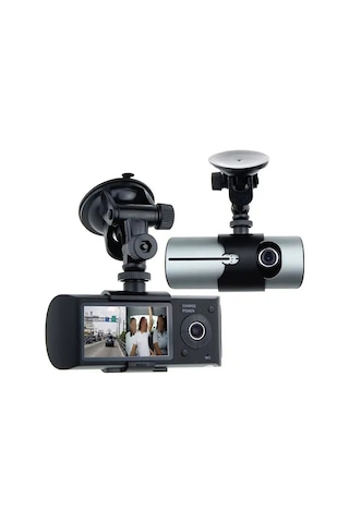 Powermaster R300 Gps Li Çift Kameralı Araç İçi Dvr Kamera Set Oto Yol Kayıt Kamerası