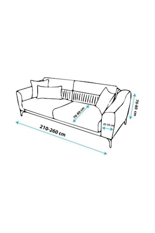 3 Kişilik Pamuklu Koltuk Kanepe Örtüsü Strech Bordo