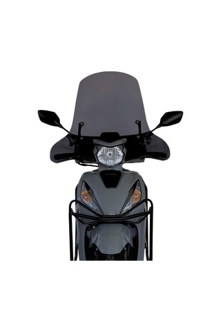 ABV Honda Dio El Korumalı Füme Tur Camı 59x72.5 CM (21-26) + Bağlantı Ekipmanı