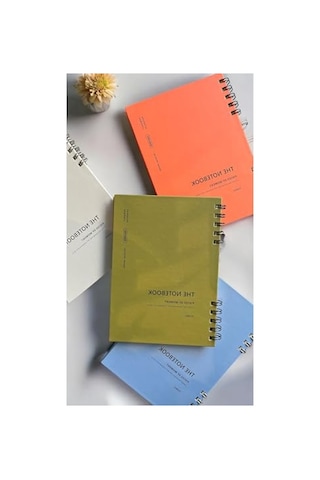 A5 Çizgisiz Defter, 80 Yaprak, 4 Renk Seçeneği İle