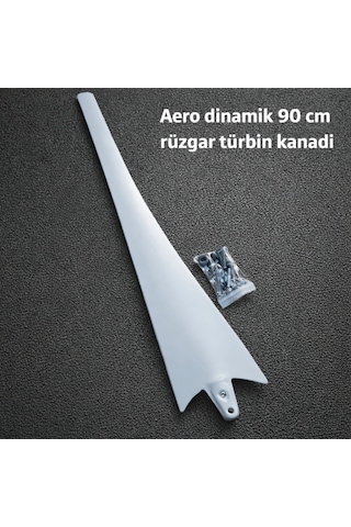 90cm Aerodinamik Rüzgar Türbin Kanadı- 3 Adet