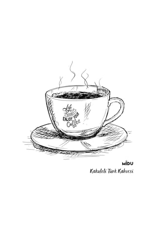 Midu Coffee & Tea Türk Kahvesi Kakuleli 500 G