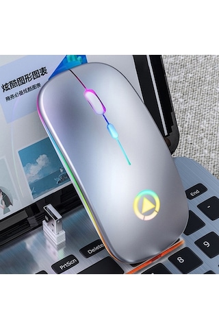 Flybuy Cbtx Kablosuz Optik Mouse, Şarj Edilebilir Led Işıklı -