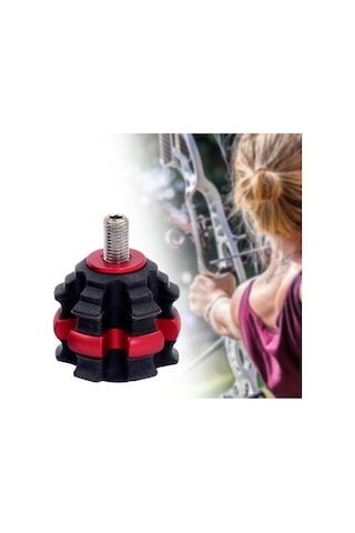 Pazly Suntek Yay Stabilizatörü Kolay Kurulum Okçuluk Şok Emici Kırmızı