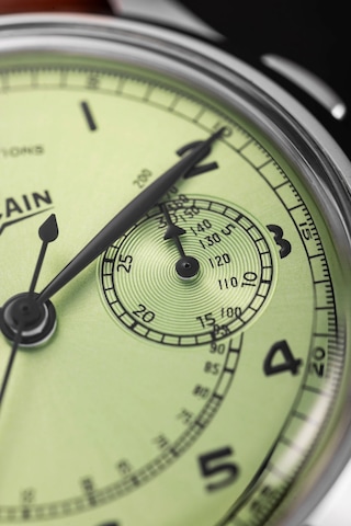 Vulcain Monopusher Heritage Green Chronograph Mekanik Erkek Kol Saati Metalik