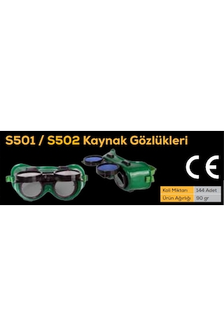 Max Safety S502 Kaynakçı Gözlüğü Kaynak