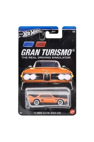 Hot Wheels Film Arabaları Özel Seri Gdg83-hwr61-hrv63 01/05 Gran Turismo 1973 Bmw 3.0 Csl Race Car