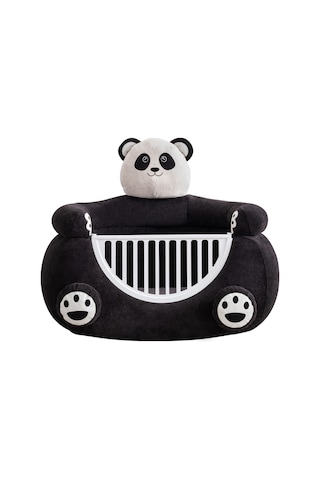 Beşik Panda Peluş Kumaşlı Hayvan Figürlü Beşik Renkli