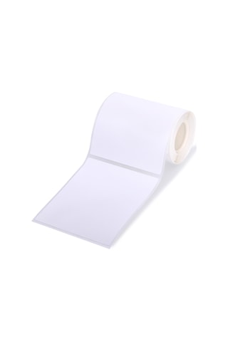 Dofolink Dp30 Serisi İçin Termal Etiket Kağıdı - Düz Dikdörtgen 70mmx80mm 95 Adet/rulman Beyaz Hidrosol Yapışkan 1 Rulo