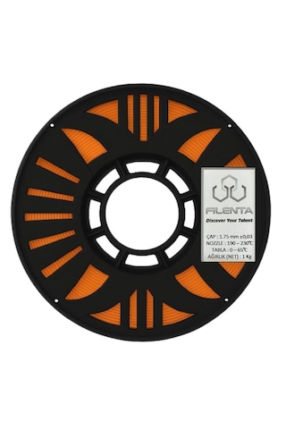 Turuncu Pla Premium Filament 1.75mm 1kg 1.75mm Turuncu Pla Premium Filament 1.75mm 1kg 1.75mm