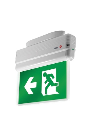 Arsel Arselite Ae-1221-L Sıva Üstü Floresanlı Acil Çıkış Yönlendi