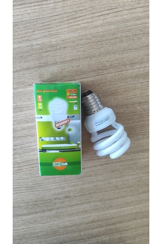 Lights On 11w E27 Spiral Tasarruflu Ampul - Beyaz Işık 75w Eşdeğer 720 Lumen Les-14