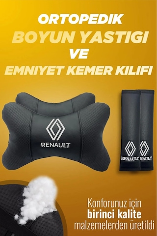 Renault Yeni Logo Yastık Kemer Set 2 Adet