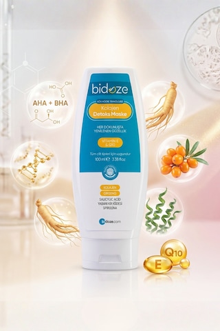 Bidoze Arındırıcı ve Canlandırıcı Kolajen Maskesi 100 ML