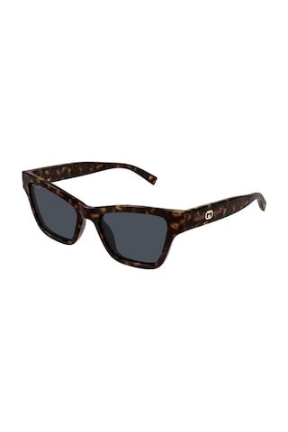 Gucci Gg 1982s 002 53 Kadın Cat Eye Kırçıllı Kahvrengi Kemik Güneş Gözlüğü Kahverengi