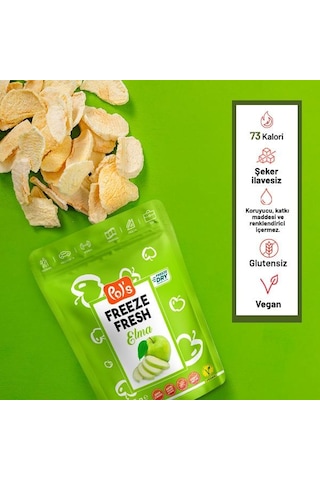 Pol's Freeze Fresh Elma 3 Adet X 20 G Dondurularak Kurutulmuş Meyve 20 G