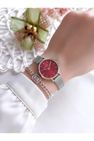 Ferrucci Fc63208 Minimal Kasa Hasır Ayarlanabilir Çelik Kordon Kadın Kol Saati Rose Gold