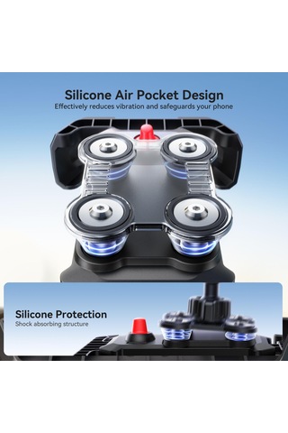 Sones Joyroom Jr-zs428 Darbeye Dayanıklı Bisiklet Telefon Tutucu Siyah