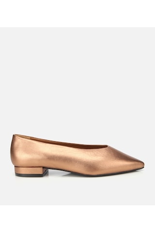 Hotiç Kadın Deri Bronz Sivri Burunlu Babet 01ayh316500a470 01ayh316500a470 Bronz