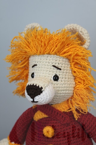 Aleylife Amigurumi Taraftar Bebek Sarı Kırmızı