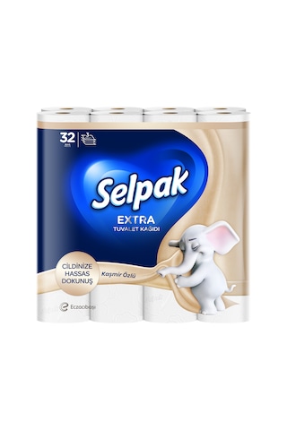 Selpak Extra Kaşmir Özlü Tuvalet Kağıdı 3 x 32'li