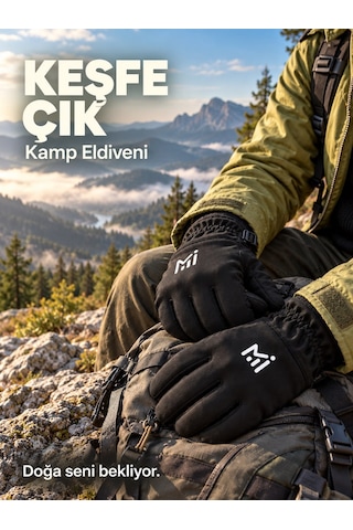Kuzeylife Milo Windshield Vera Eldiven Siyah