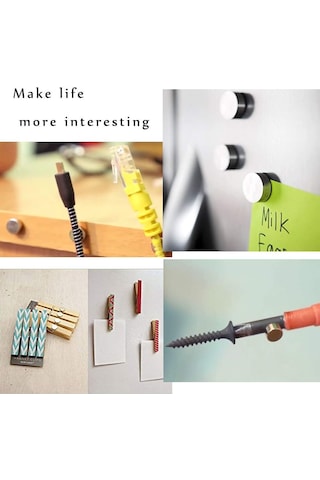 Mıknatıs, 6Mm X 2Mm Yuvarlak Güçlü Neodyum Magnet, Adet Seçmeli 50 Adet