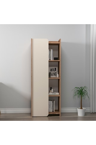 Arnetti Suave Kapaklı Kitaplık Lidya Bej