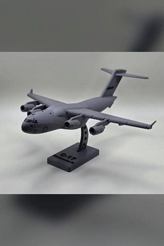 C-17 Askeri Kargo Uçağı Maket Kit Kart - Estetik Dekoratif Uçak Figürü Ve Puzzle Oyuncak