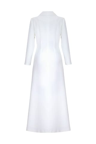 Senna Rose Stone Dress Ekru Ekru