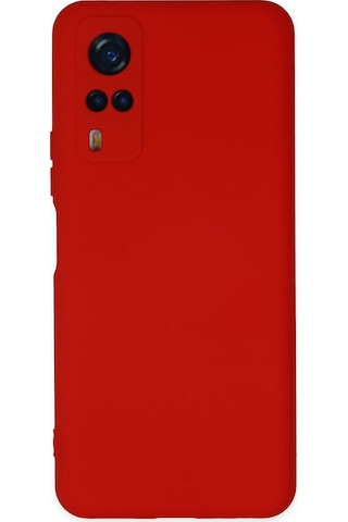 Cosmotex Newface Vivo Y53s Kılıf Nano İçi Kadife Silikon - Kırmızı