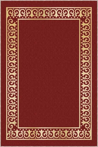 Bordo Klasik Motifli Protokol Yolluk Halı Özel Ölçülü Vh063n11
