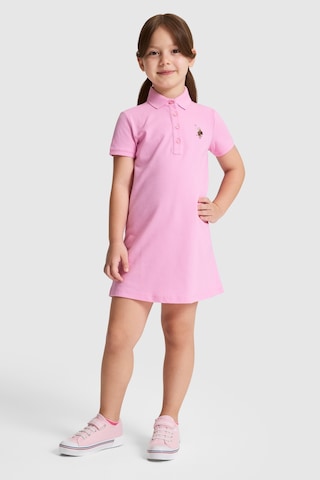 U.S. Polo Assn. Kız Çocuk Pembe Elbise Örme 50325597-vr041