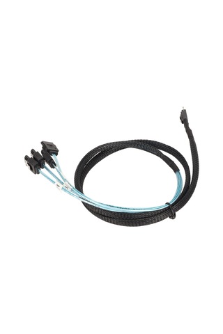 Springsun Sff-8654 İle 4 Sata 7pin Bağlantılı 12gbps Hızlı Veri Transferi Sunucu Disk Dizisi Sas Kablosu 1m