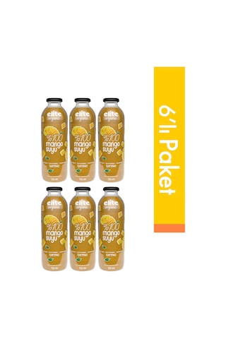 6'lı %100 Mango Suyu 700 Ml