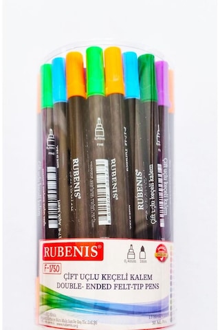 Rubenis Fineliner Kalem Seti 50'li 13 Renk F-1750