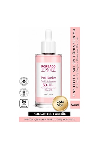Blocker Pink %100 Spf 50+ Ton Eşitleyici Yüksek Uvb+uva Korumalı Güneş Sütü - 625970785