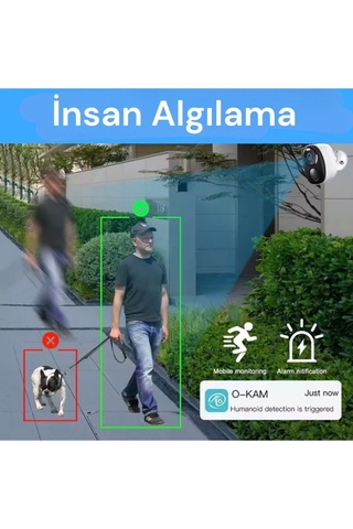 Kablosuz Wi-fi Güvenlik Kamerası Fhd 1080p, Bataryalı, Pır Hareket Algılama, İki Yönlü Ses