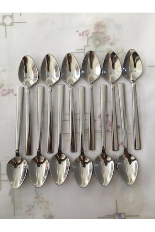 Duman Metal Çubuk Çay Kaşık 12'li