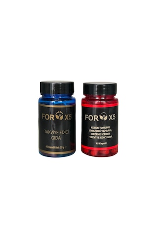 Forx5 Takviye Edici Gıda 2 x 45 Kapsül