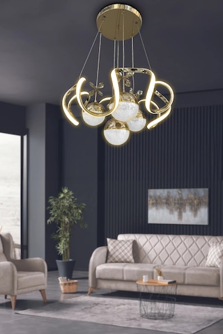 Arya Xl 4 Top Modern Salon - Oturma Odası Avizesi Çok Renkli