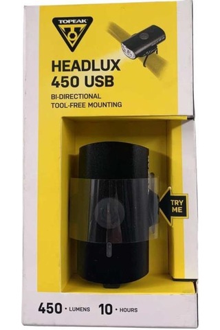 Topeak Headlux 450 Lümen Usb Şarjlı Ön Far Siyah