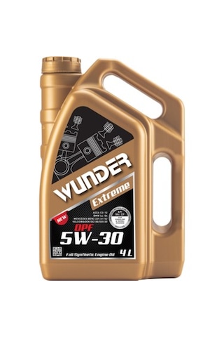 Wunder Extreme 5W-30 Df Tam Sentetik Motor Yağı 4 L