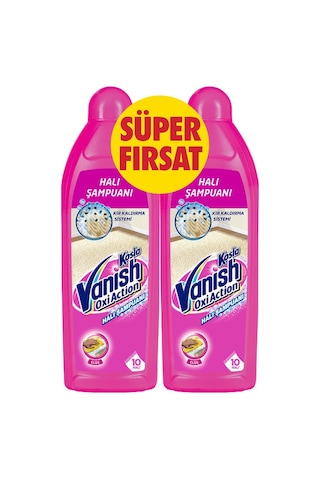 Vanish Kosla Zorlu Lekelere Özel Leke Çıkarıcı Şampuan Elde Yıkama Halı 2 x 850 ML